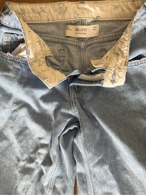 Hollister Light Blue Wide Leg Jeans